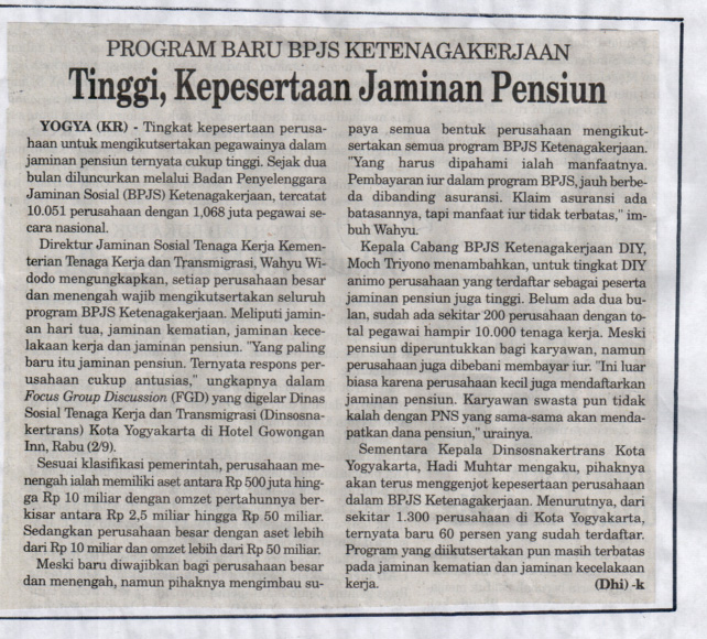 Kliping jogja terbaru
