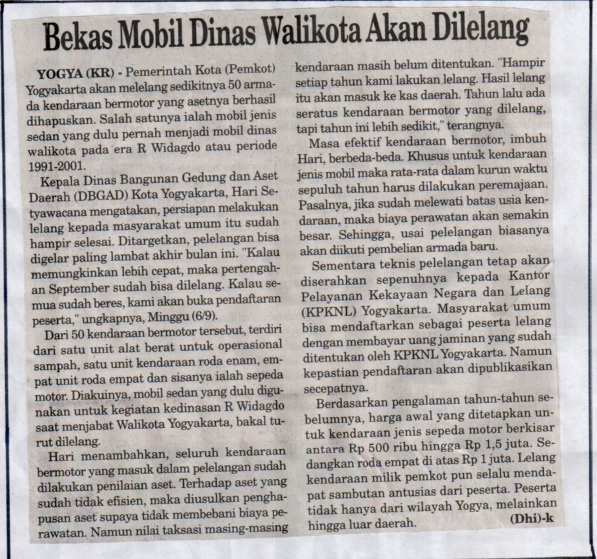 Kliping jogja terbaru