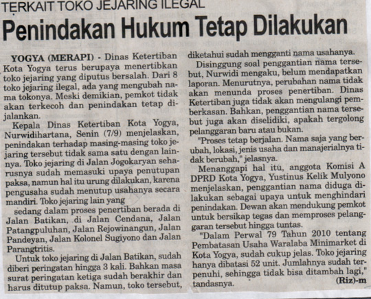 Kliping jogja terbaru