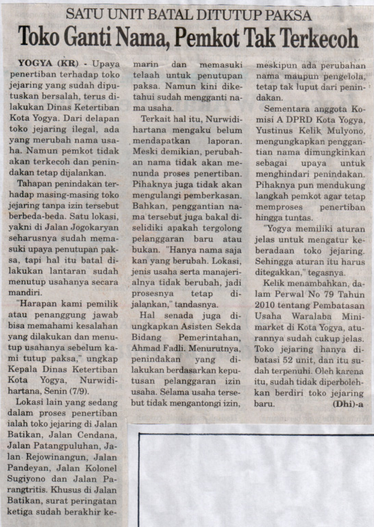 Kliping jogja terbaru