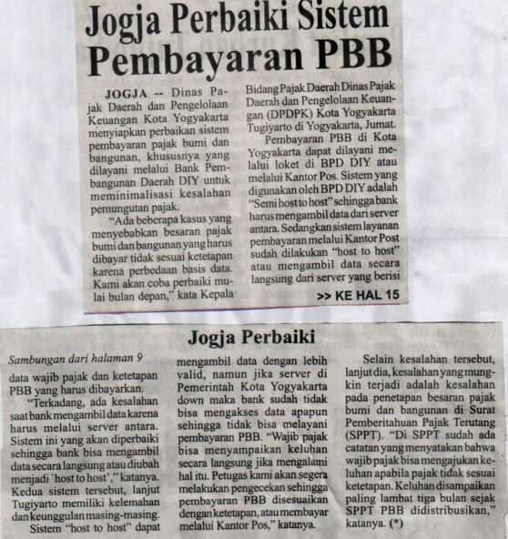 Kliping jogja terbaru