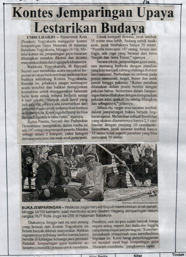 Kliping jogja terbaru