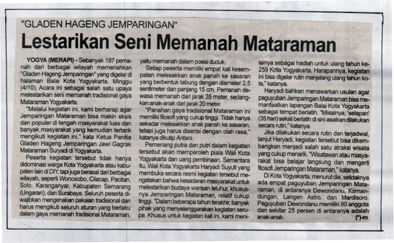 Kliping jogja terbaru