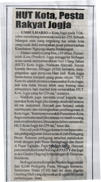 Kliping jogja terbaru