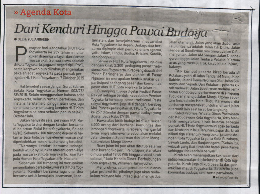 Kliping jogja terbaru