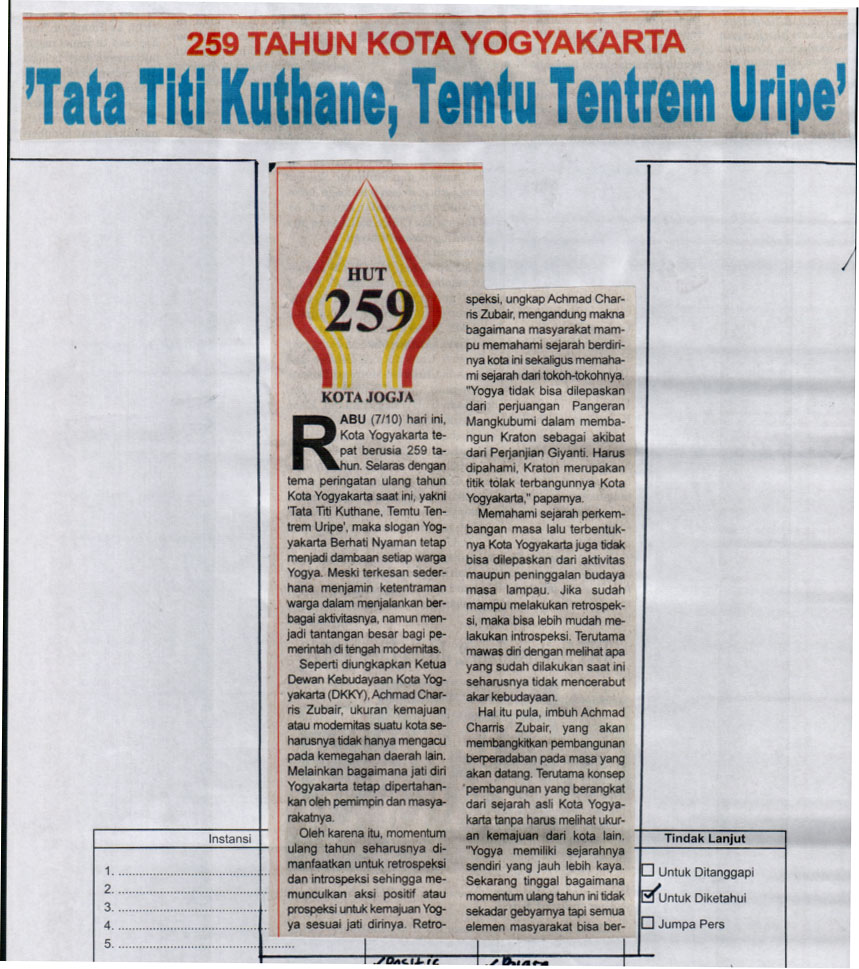 Kliping jogja terbaru