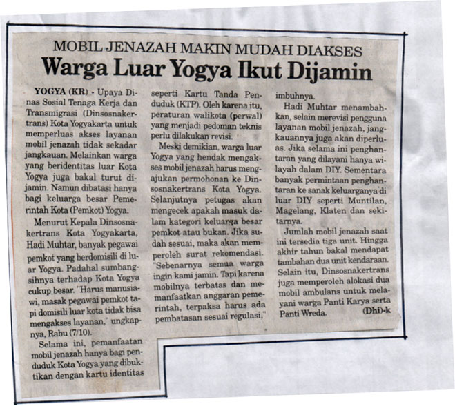 Kliping jogja terbaru