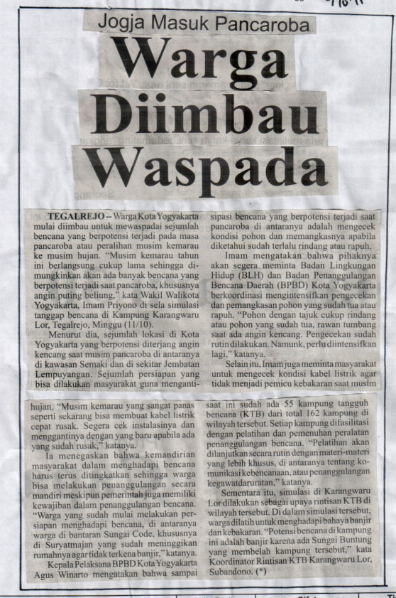 Kliping jogja terbaru