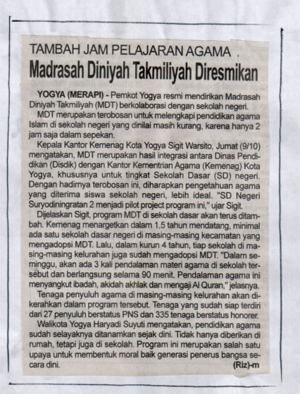 Kliping jogja terbaru