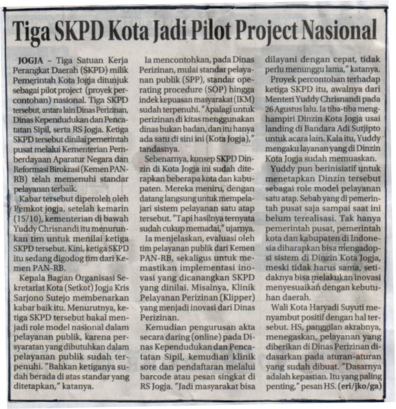 Kliping jogja terbaru