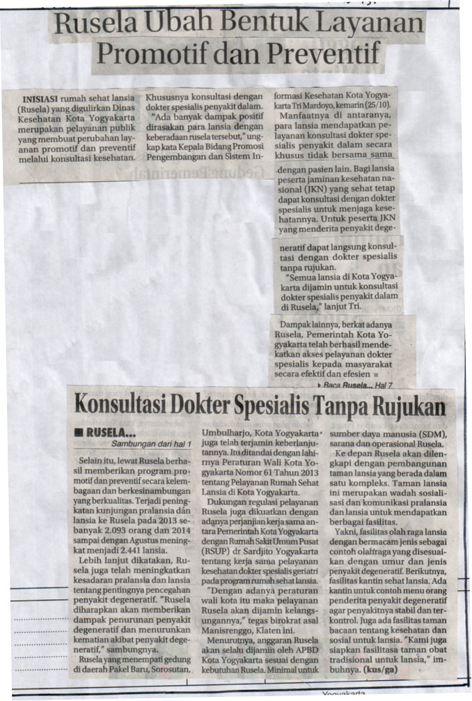Kliping jogja terbaru