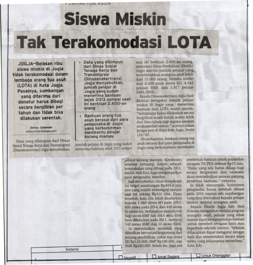 Kliping jogja terbaru