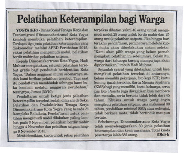 Kliping jogja terbaru