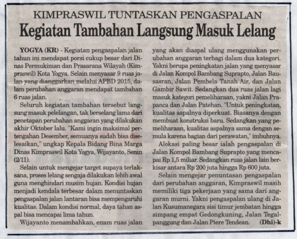 Kliping jogja terbaru