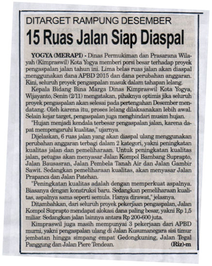 Kliping jogja terbaru