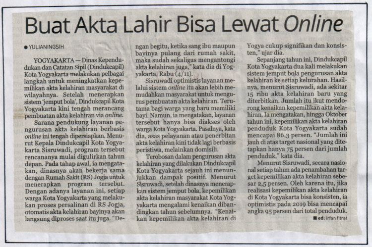 Kliping jogja terbaru