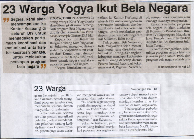 Kliping jogja terbaru