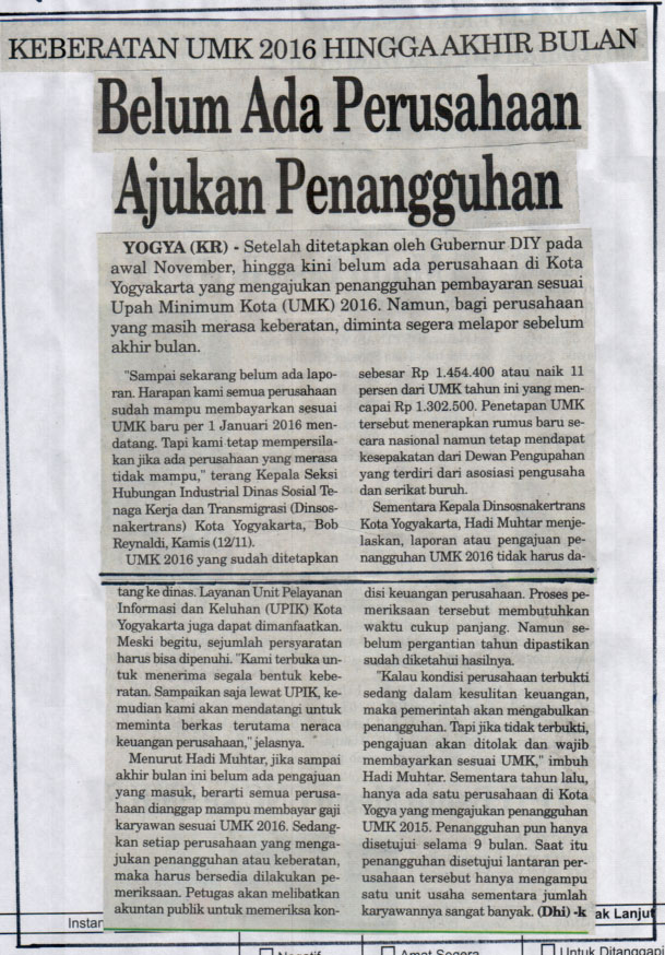 Kliping jogja terbaru