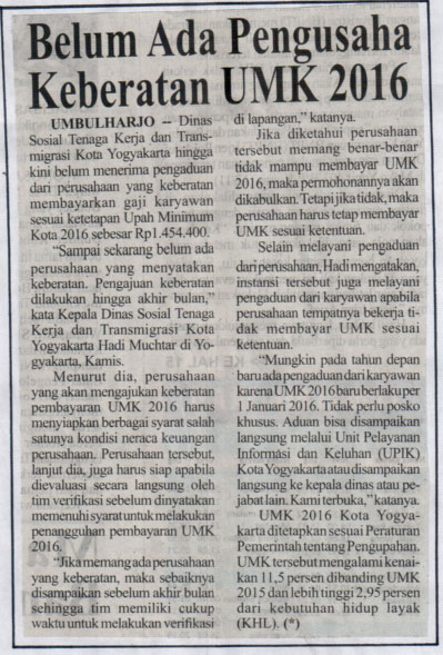 Kliping jogja terbaru