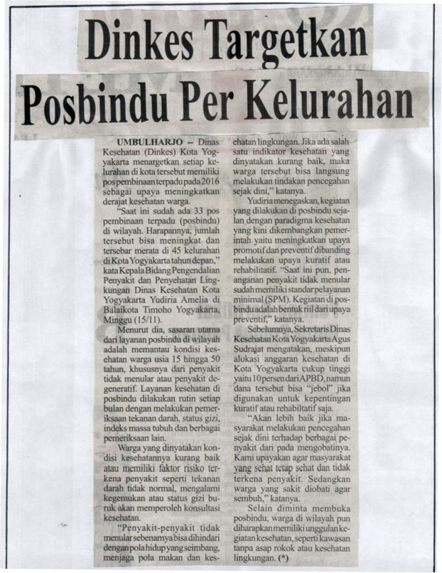 Kliping jogja terbaru
