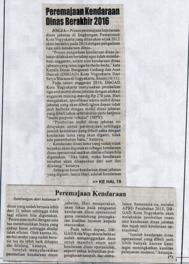 Kliping jogja terbaru