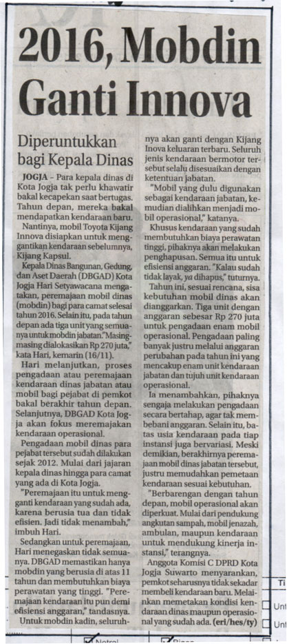 Kliping jogja terbaru
