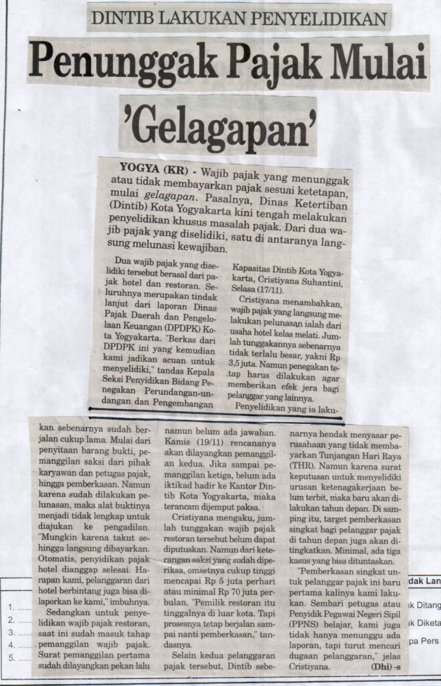 Kliping jogja terbaru