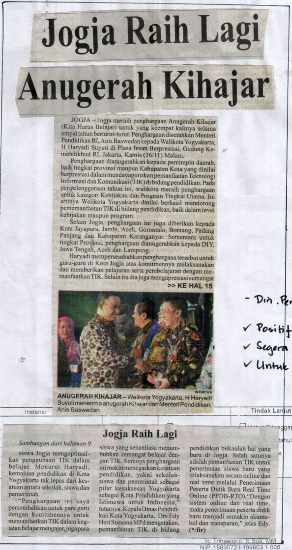 Kliping jogja terbaru