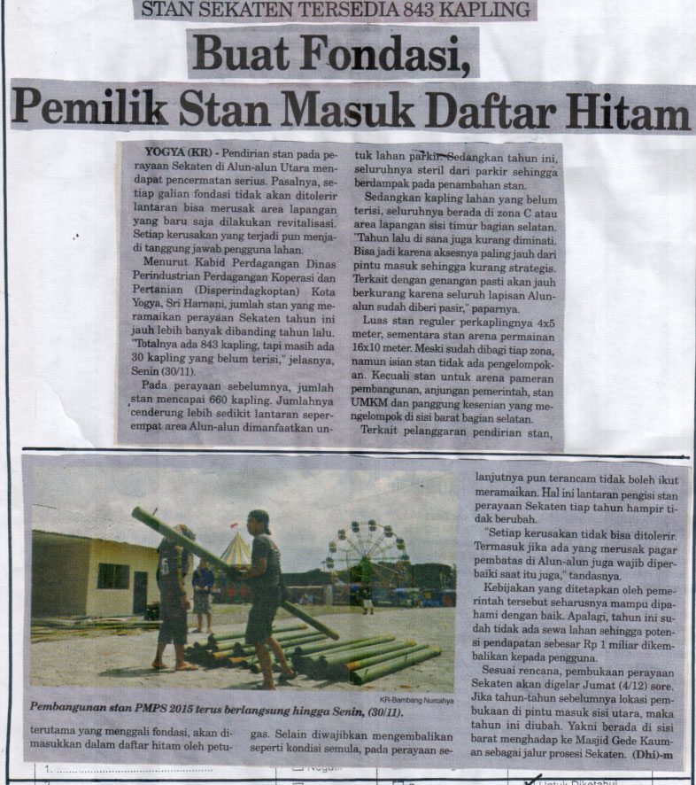 Kliping jogja terbaru