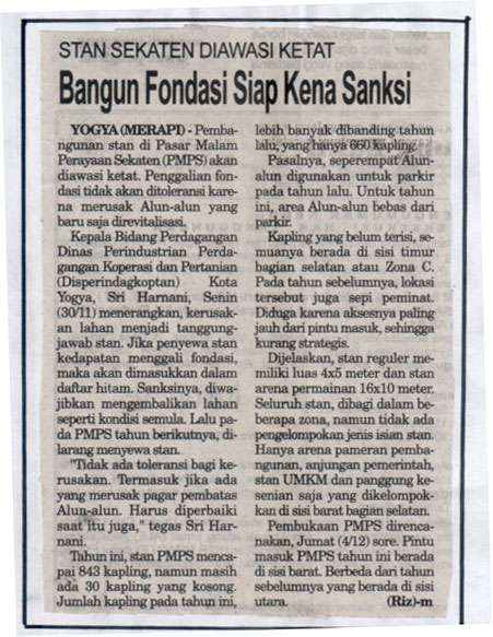 Kliping jogja terbaru