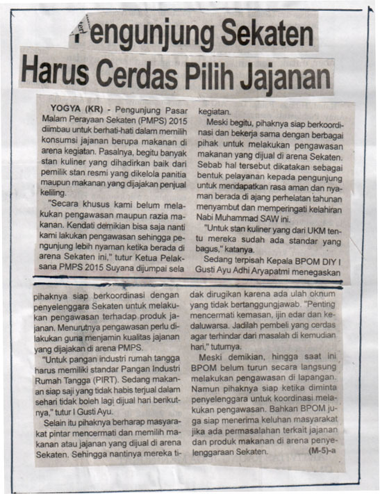 Kliping jogja terbaru