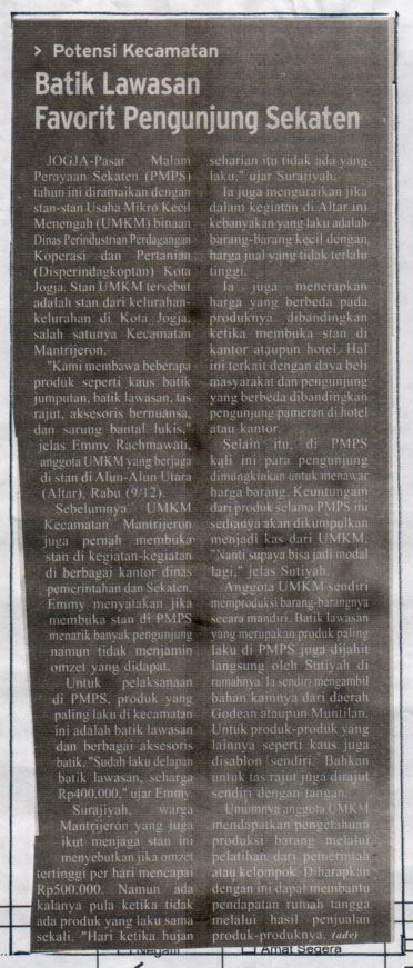 Kliping jogja terbaru