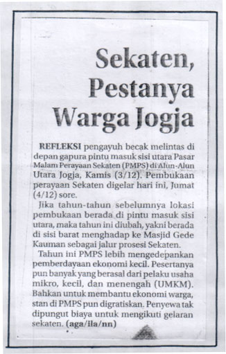 Kliping jogja terbaru