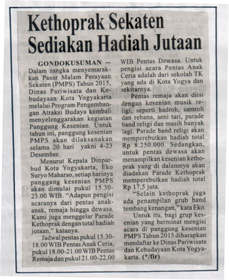 Kliping jogja terbaru