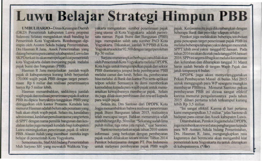 Kliping jogja terbaru