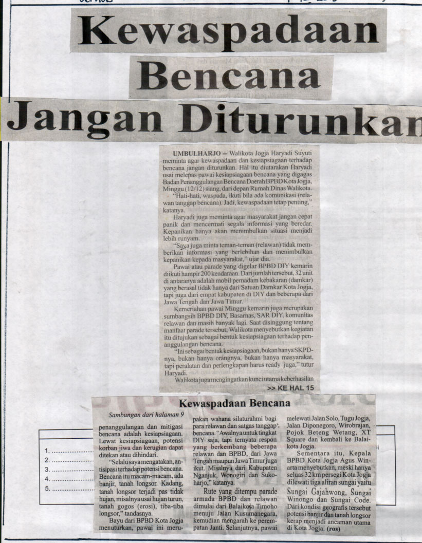 Kliping jogja terbaru