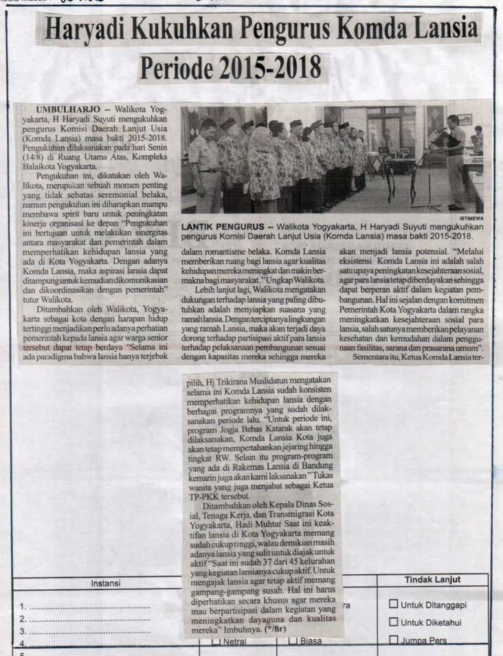 Kliping jogja terbaru