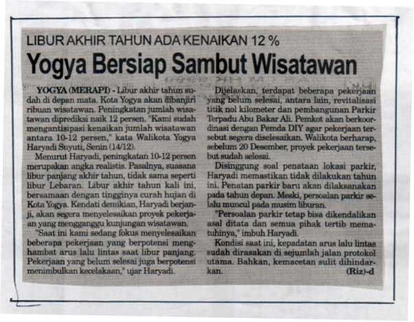 Kliping jogja terbaru
