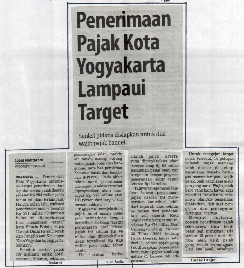 Kliping jogja terbaru