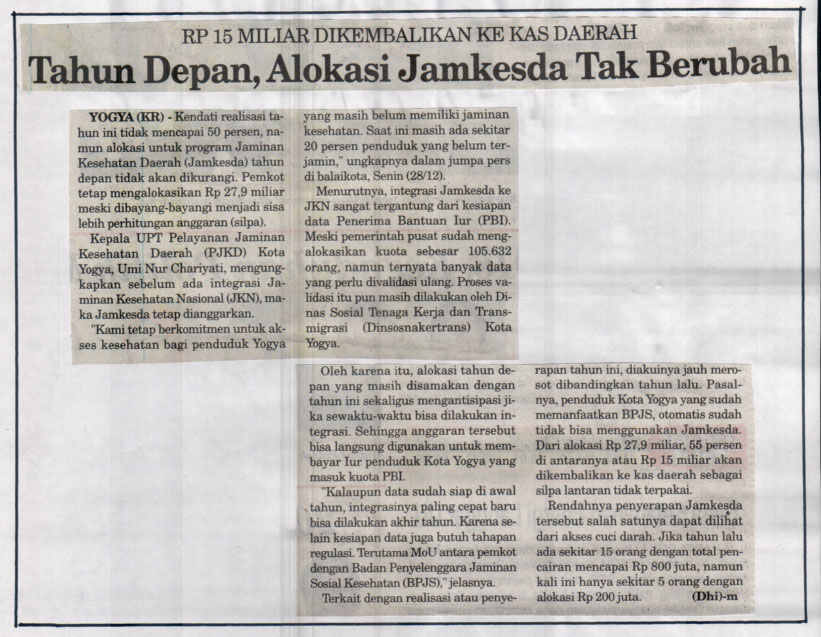 Kliping jogja terbaru