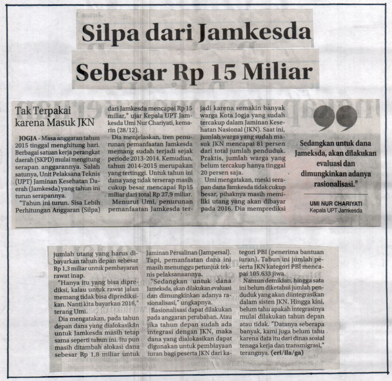 Kliping jogja terbaru