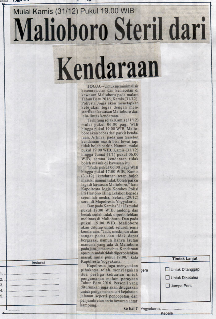 Kliping jogja terbaru