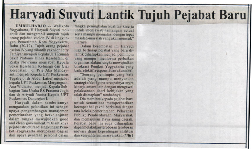 Kliping jogja terbaru