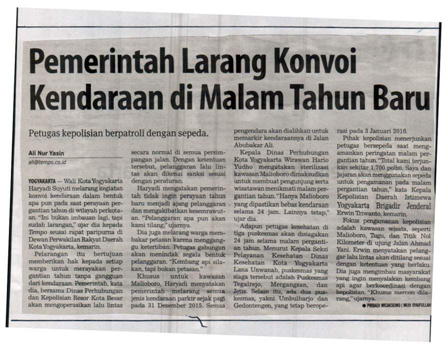 Kliping jogja terbaru