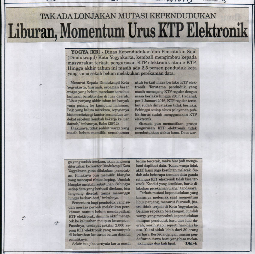 Kliping jogja terbaru