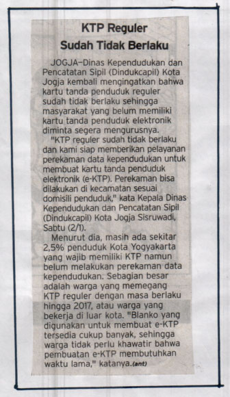 Kliping jogja terbaru