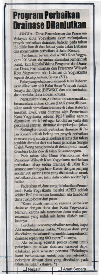 Kliping jogja terbaru