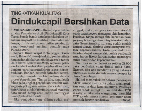 Kliping jogja terbaru