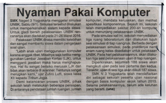 Kliping jogja terbaru