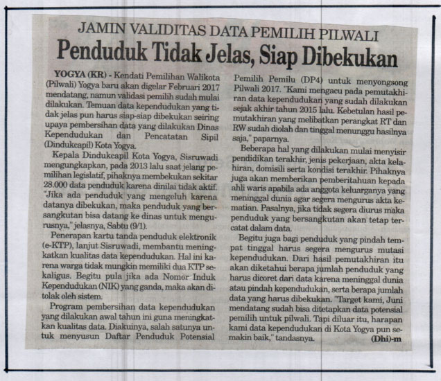 Kliping jogja terbaru